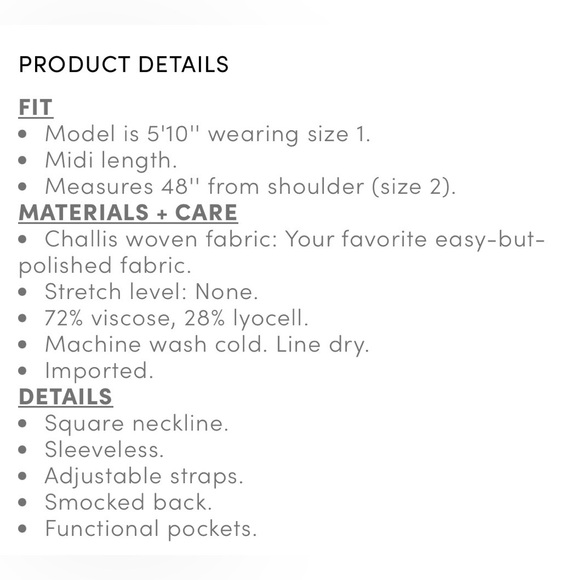 Midi Washable Challis Sundress - Picture 9 of 9